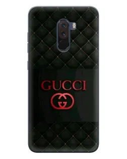 Чехол для Xiaomi POCO F1 с картинкой «Gucci — стеганый черный» Чехол для Xiaomi POCO F1 с картинкой «Gucci — стеганый черный»