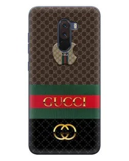 Чехол для Xiaomi POCO F1 с картинкой «Gucci — брендированный десерт» Чехол для Xiaomi POCO F1 с картинкой «Gucci — брендированный десерт»