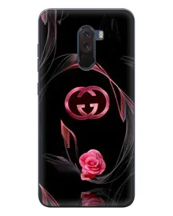 Чехол для Xiaomi POCO F1 с картинкой «Gucci — неоновая роза» Чехол для Xiaomi POCO F1 с картинкой «Gucci — неоновая роза»