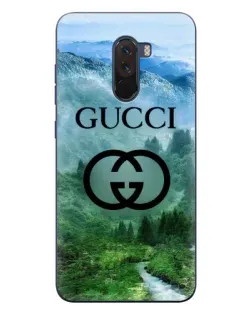 Чехол для Xiaomi POCO F1 с картинкой «Gucci — горный пейзаж» Чехол для Xiaomi POCO F1 с картинкой «Gucci — горный пейзаж»