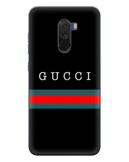 Чехол для Xiaomi POCO F1 с картинкой «Gucci — красный пояс» Чехол для Xiaomi POCO F1 с картинкой «Gucci — красный пояс»