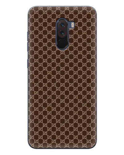 Чехол для Xiaomi POCO F1 с картинкой «Gucci — шоколадная сетка» Чехол для Xiaomi POCO F1 с картинкой «Gucci — шоколадная сетка»
