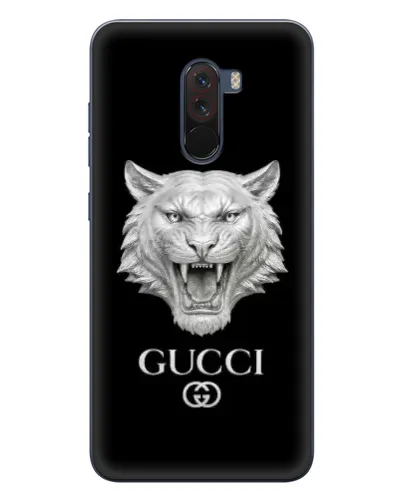 Чехол для Xiaomi POCO F1 с картинкой «Gucci — серебряный лев» Чехол для Xiaomi POCO F1 с картинкой «Gucci — серебряный лев»