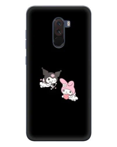 Чехол для Xiaomi POCO F1 с картинкой «My Melody и Kuromi»