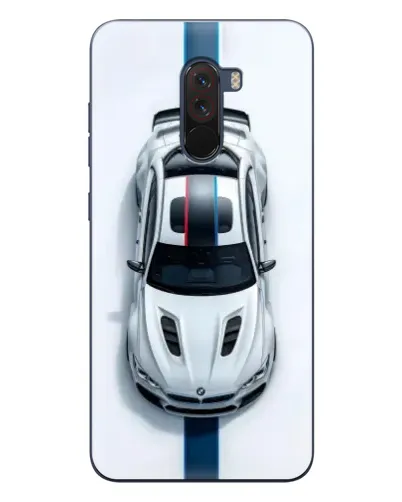 Чехол для Xiaomi POCO F1 с картинкой «Вид сверху — BMW M» Чехол для Xiaomi POCO F1 с картинкой «Вид сверху — BMW M»