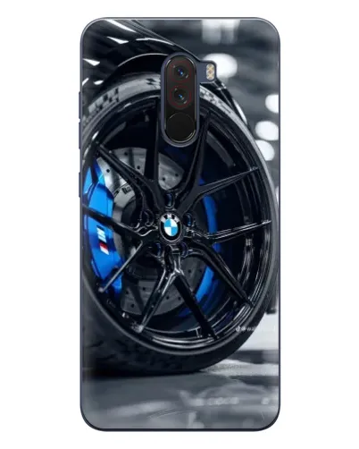 Чехол для Xiaomi POCO F1 с картинкой «Колесо BMW вблизи» Чехол для Xiaomi POCO F1 с картинкой «Колесо BMW вблизи»