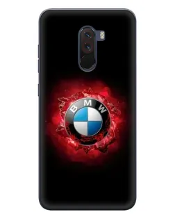 Чехол для Xiaomi POCO F1 с картинкой «Логотип BMW — вспышка» Чехол для Xiaomi POCO F1 с картинкой «Логотип BMW — вспышка»