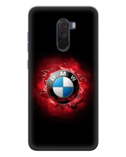 Чехол для Xiaomi POCO F1 с картинкой «Логотип BMW — вспышка» Чехол для Xiaomi POCO F1 с картинкой «Логотип BMW — вспышка»