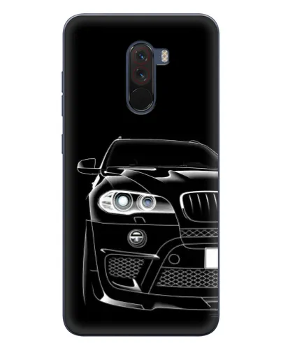 Чехол для Xiaomi POCO F1 с картинкой «Темный силуэт BMW» Чехол для Xiaomi POCO F1 с картинкой «Темный силуэт BMW»