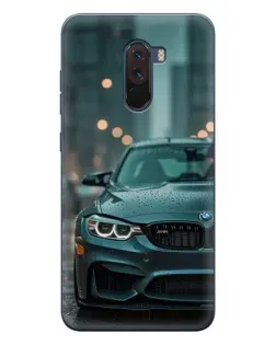Чехол для Xiaomi POCO F1 с картинкой «BMW в огнях города» Чехол для Xiaomi POCO F1 с картинкой «BMW в огнях города»