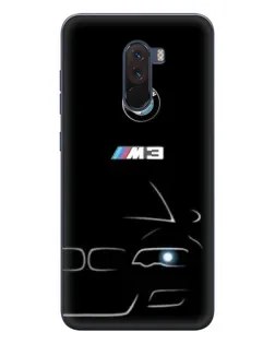 Чехол для Xiaomi POCO F1 с картинкой «Минималистичный принт BMW M3» Чехол для Xiaomi POCO F1 с картинкой «Минималистичный принт BMW M3»