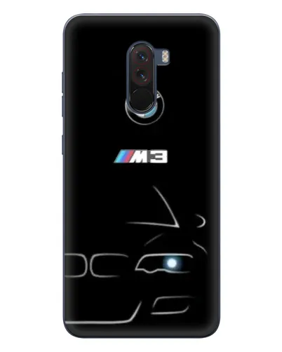 Чехол для Xiaomi POCO F1 с картинкой «Минималистичный принт BMW M3» Чехол для Xiaomi POCO F1 с картинкой «Минималистичный принт BMW M3»