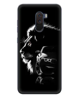 Чехол для Xiaomi POCO F1 с картинкой «BMW и лев» Чехол для Xiaomi POCO F1 с картинкой «BMW и лев»