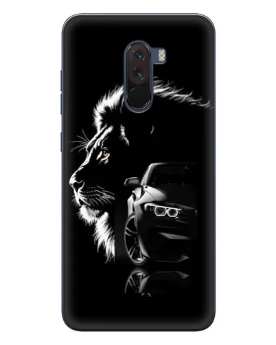Чехол для Xiaomi POCO F1 с картинкой «BMW и лев» Чехол для Xiaomi POCO F1 с картинкой «BMW и лев»