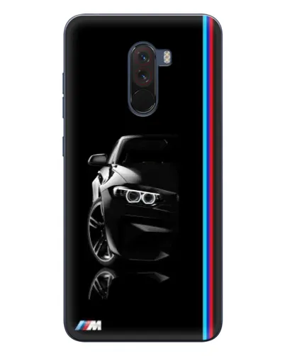 Чехол для Xiaomi POCO F1 с картинкой «Силуэт BMW в темноте» Чехол для Xiaomi POCO F1 с картинкой «Силуэт BMW в темноте»