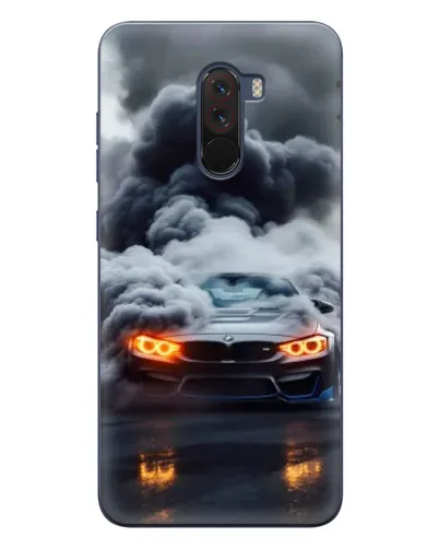 Чехол для Xiaomi POCO F1 с картинкой «BMW в дыму» Чехол для Xiaomi POCO F1 с картинкой «BMW в дыму»