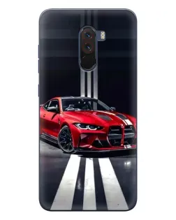 Чехол для Xiaomi POCO F1 с картинкой «Красная BMW на дороге» Чехол для Xiaomi POCO F1 с картинкой «Красная BMW на дороге»