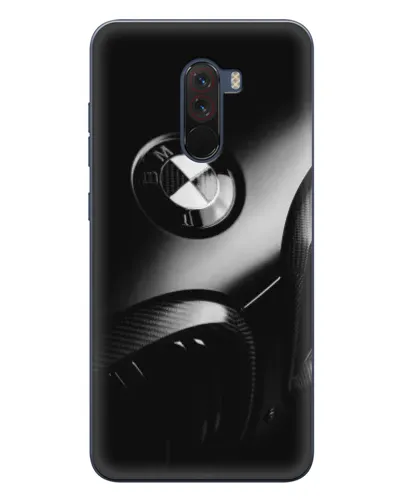 Чехол для Xiaomi POCO F1 с картинкой «Эмблема BMW — макро» Чехол для Xiaomi POCO F1 с картинкой «Эмблема BMW — макро»