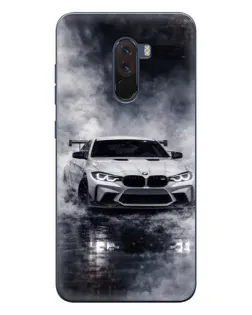 Чехол для Xiaomi POCO F1 с картинкой «BMW сквозь туман» Чехол для Xiaomi POCO F1 с картинкой «BMW сквозь туман»