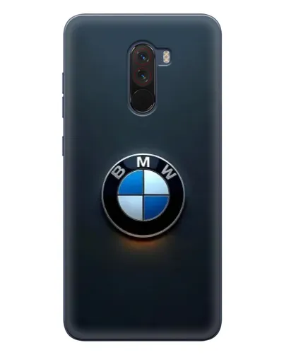 Чехол для Xiaomi POCO F1 с картинкой «Логотип BMW — минимализм» Чехол для Xiaomi POCO F1 с картинкой «Логотип BMW — минимализм»