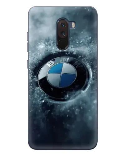 Чехол для Xiaomi POCO F1 с картинкой «Логотип BMW — лед» Чехол для Xiaomi POCO F1 с картинкой «Логотип BMW — лед»