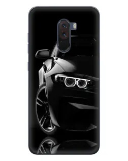 Чехол для Xiaomi POCO F1 с картинкой «Черная BMW — профиль» Чехол для Xiaomi POCO F1 с картинкой «Черная BMW — профиль»