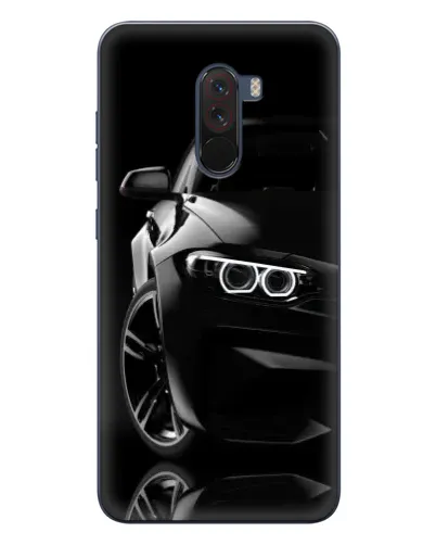 Чехол для Xiaomi POCO F1 с картинкой «Черная BMW — профиль» Чехол для Xiaomi POCO F1 с картинкой «Черная BMW — профиль»