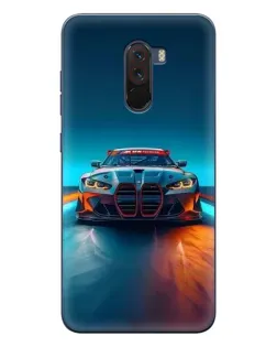 Чехол для Xiaomi POCO F1 с картинкой «BMW — огни неона» Чехол для Xiaomi POCO F1 с картинкой «BMW — огни неона»