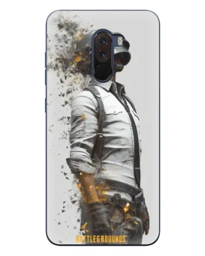 Чехол для Xiaomi POCO F1 с картинкой «PUBG — боец в пыли» Чехол для Xiaomi POCO F1 с картинкой «PUBG — боец в пыли»