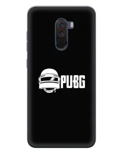 Чехол для Xiaomi POCO F1 с картинкой «PUBG — классический лого»