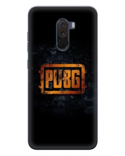 Чехол для Xiaomi POCO F1 с картинкой «PUBG — золотой логотип» Чехол для Xiaomi POCO F1 с картинкой «PUBG — золотой логотип»