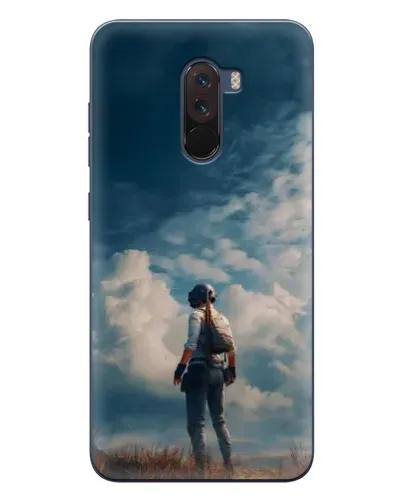 Чехол для Xiaomi POCO F1 с картинкой «Герой PUBG на скале» Чехол для Xiaomi POCO F1 с картинкой «Герой PUBG на скале»