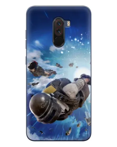 Чехол для Xiaomi POCO F1 с картинкой «Десант PUBG — прыжок» Чехол для Xiaomi POCO F1 с картинкой «Десант PUBG — прыжок»