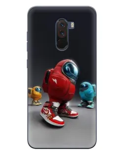 Чехол для Xiaomi POCO F1 с картинкой «Among Us — 3D стиль» Чехол для Xiaomi POCO F1 с картинкой «Among Us — 3D стиль»