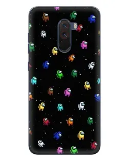 Чехол для Xiaomi POCO F1 с картинкой «Экипаж Among Us» Чехол для Xiaomi POCO F1 с картинкой «Экипаж Among Us»