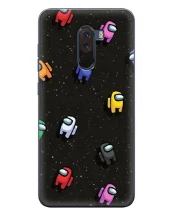 Чехол для Xiaomi POCO F1 с картинкой «Космический паттерн Among Us» Чехол для Xiaomi POCO F1 с картинкой «Космический паттерн Among Us»