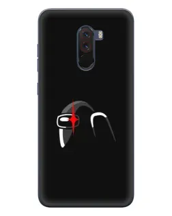 Чехол для Xiaomi POCO F1 с картинкой «Among Us шлем» Чехол для Xiaomi POCO F1 с картинкой «Among Us шлем»