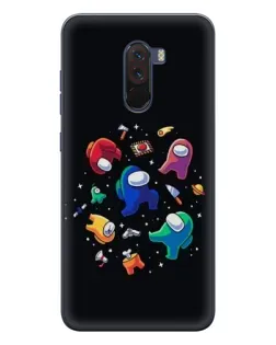 Чехол для Xiaomi POCO F1 с картинкой «Among Us космос» Чехол для Xiaomi POCO F1 с картинкой «Among Us космос»