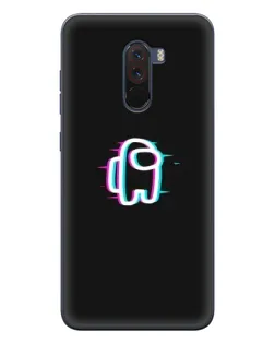 Чехол для Xiaomi POCO F1 с картинкой «Among Us неон» Чехол для Xiaomi POCO F1 с картинкой «Among Us неон»