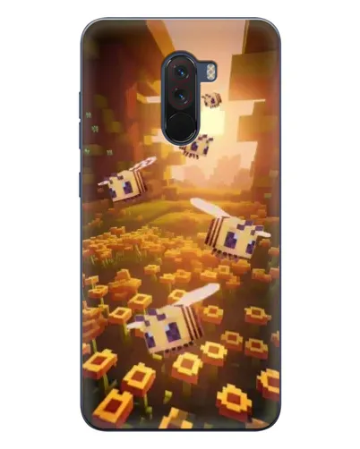 Чехол для Xiaomi POCO F1 с картинкой «Поле подсолнухов»