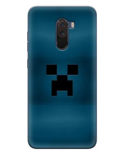 Чехол для Xiaomi POCO F1 с картинкой «Крипер текстура»