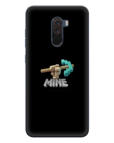 Чехол для Xiaomi POCO F1 с картинкой «Алмазная кирка»
