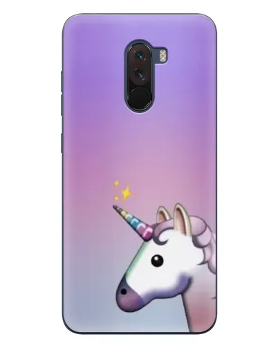Чехол для Xiaomi POCO F1 с картинкой «Единорог градиент»