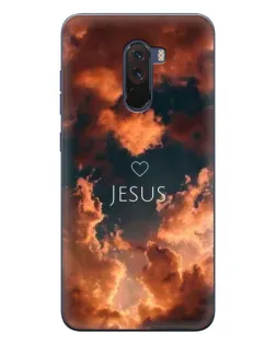 Чехол для Xiaomi POCO F1 с картинкой «Сияние Имени Jesus» Чехол для Xiaomi POCO F1 с картинкой «Сияние Имени Jesus»