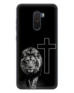Чехол для Xiaomi POCO F1 с картинкой «Лев и Крест» Чехол для Xiaomi POCO F1 с картинкой «Лев и Крест»