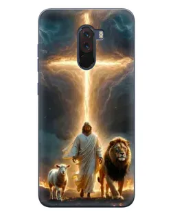 Чехол для Xiaomi POCO F1 с картинкой «Лев Иуды и Свет» Чехол для Xiaomi POCO F1 с картинкой «Лев Иуды и Свет»