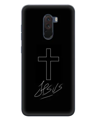 Чохол для Xiaomi POCO F1 з картинкою «Графічний хрест Jesus» Чохол для Xiaomi POCO F1 з картинкою «Графічний хрест Jesus»