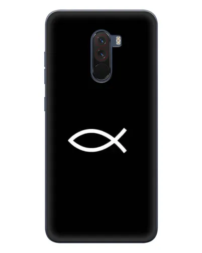 Чохол для Xiaomi POCO F1 з картинкою «Символ риби Jesus» Чохол для Xiaomi POCO F1 з картинкою «Символ риби Jesus»