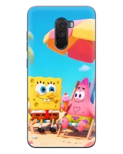 Чехол для Xiaomi POCO F1 с картинкой «Отдых на пляже»