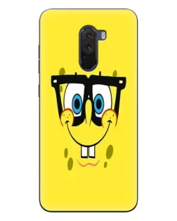 Чехол для Xiaomi POCO F1 с картинкой «Минималистичный Спанч Боб»